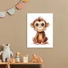 Leinwand Bilder 30x40 cm - Kinder Tiere - Affe, Bilder, Produktbild-Vorschau 2