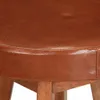 vidaXL Barhocker 2 Stk. Echtleder und Akazien-Massivholz Produktbild-Vorschau 6
