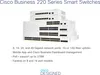 Cisco CBS220-24P-4X, Zarządzany, L2, Gigabit Ethernet Podgląd zdjęcia produktu 4