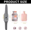 Wärmflasche, 130 cm langer Gürtel, mit Bezug für Nacken und Produktbild-Vorschau 5