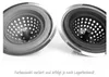 COM-FOUR® 2x Abflusssieb, Sieb für Küchenspüle, Badewanne Produktbild-Vorschau 3