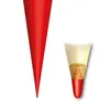 Schultüten-Rohling zum Basteln rot - 70 cm rund - mit Produktbild-Vorschau 5