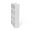 8 Ebenen Schuhregal 139x64x30 cm Schuhschrank Weiß Produktbild-Vorschau 3