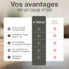 Set de 4 étagères en verre - Set d'extension pour vitrine Voir les images du produit 3