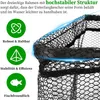 Kescher,Fishing Kescher Angeln,Teleskop Gummierter Produktbild-Vorschau 6