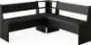 Esszimmer-Eckbank Vicco Roman Schwarz 43.5 x 43.5 cm, Model Produktbild-Vorschau 7