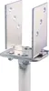 A metal post anchor bracket is shown against a white background. Náhled obrázku produktu