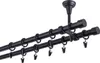 A double curtain rod system mounted to a ceiling. Produktbild-Vorschau