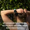 A person wearing a smartwatch while putting their hair up. Podgląd zdjęcia produktu
