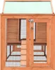 vidaXL Schowek na króliki 310x70x87 cm drewno sosnowe i Podgląd zdjęcia produktu 5