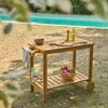 sweeek - Outdoor-Küchenwagen 95 cm aus Tannenholz mit Produktbild-Vorschau 11