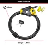 MASTER LOCK 8433EURD, 1,8 m, Klucz, Stal, Czarny, Żółty Podgląd zdjęcia produktu 8