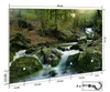 Wallario Schlüsselbrett aus Glas, Motiv: Fließender Bach im Produktbild-Vorschau 2