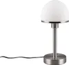LED Tischleuchte mit Touch Dimmer Silber matt mit Produktbild-Vorschau 2