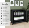 Armoire métallique à dossiers 3 étagères 90x40x90cm - noir Voir les images du produit 2