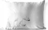 MuchoWow® Outdoor Kissen - Eisbär - Tiere - Weiß - 60x40 cm Produktbild-Vorschau 1