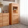 Set Kommode und Vitrinenschränke Bergen aus Kernbuche Produktbild-Vorschau 3