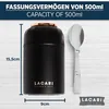 Thermobehälter für Essen Thermobehälter 500ml in Schwarz Produktbild-Vorschau 1