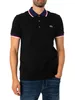 Lacoste Poloshirt mit Streifenkragen, Schwarz XXL Produktbild-Vorschau 1