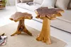 Table d'appoint 40 cm, design en bois, table moderne pour Voir les images du produit 6