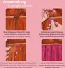 hair2heart pásky na predlžovanie ľudských vlasov rovné - 10 Náhľad obrázku produktu 4