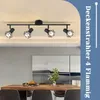 ZMH Faretto da soffitto Nero 4 fiamme Faretto da parete Anteprima dell’immagine prodotto 9