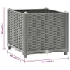 vidaXL Lit surélevé 40x40x38 cm Polypropylène Voir les images du produit 9