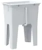 vidaXL Vasca da bagno bianca 59x41x75 cm in resina Anteprima dell’immagine prodotto 6