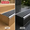 Treppenkantenprofil Titan aus Aluminium mit Carborundum Produktbild-Vorschau 9