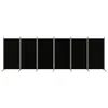 vidaXL schermo pieghevole 6 pezzi nero 520x180 cm tessuto Anteprima dell’immagine prodotto 3