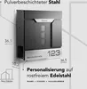 NewHabitat Briefkasten personalisiert inkl. Montagematerial Produktbild-Vorschau 4