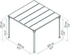 Isometric diagram of a pergola with dimensions indicated. Podgląd zdjęcia produktu