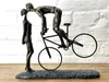 Gilde Skulptur, Paar, "Kiss me", Fahrradmotiv, Kunstharz, Podgląd zdjęcia produktu 4