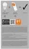 An infographic showing how to connect a smart light bulb to a smartphone app to create a smart home system. Produktbild-Vorschau