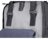 Himawari mestský batoh z polyesteru modrý 20 l na notebook Náhľad obrázku produktu 8