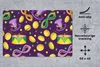 MuchoWow® Schreibtischunterlage Karneval - Party - Lila - Produktbild-Vorschau 2