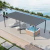 PRIMEYARD Pergola 3x6 m Pfosten und Lamellendach aus Stahl Produktbild-Vorschau 5