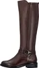 A single brown leather boot is shown against a white background. Voir les images du produit
