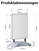 Stojak na plakaty Wiltec DIN A1 - 790 x 500 x 1145 mm - Podgląd zdjęcia produktu 7