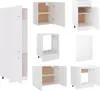 vidaXL 7-tlg. Küchenzeile Lyon Weiß Holzwerkstoff Produktbild-Vorschau 5