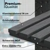 HEXIM Akustikpaneele 140x30cm Wandpaneele Grande Lamellen Produktbild-Vorschau 3