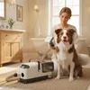 PawHut hondentrimmer met stofzuiger, een trimmer met 5 Productafbeelding-voorbeeld 2