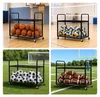 Relaxdays, carrello per palloni, 4 ruote, con freno, Anteprima dell’immagine prodotto 6