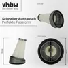 vhbw Faltenfilter kompatibel mit Sencor SVC 8618GD, SVC Produktbild-Vorschau 4