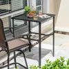 Avestar Quadratischer Garten-Bartisch 71x71x103 cm mit Produktbild-Vorschau 3