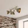 Mexlite - faretto - Gearwood - bronzo - metallo legno di Anteprima dell’immagine prodotto 3
