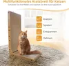 Kratzbrett Katze, 68 cm Hohe L Förmige Kratzpappe für Produktbild-Vorschau 5