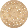 vidaXL Tapis tressé jute 120 cm Rond Voir les images du produit 5
