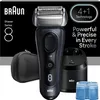 Braun Series 8 8663cc, Folienschaber, Grau, Tasten, Produktbild-Vorschau 1
