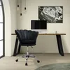 ML-Design sametová kancelářská židle, černá, líčící židle s Náhled obrázku produktu 7